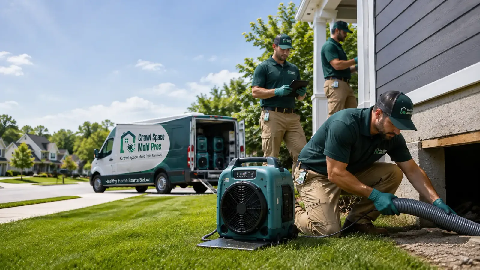 Crawl Space Mold Removal in West Bridgewater, MA